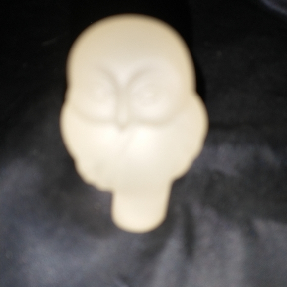 Franklin Mint owl 1988 frosted. - Picture 2 of 2